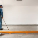 concrete leveling for garage floor settlement