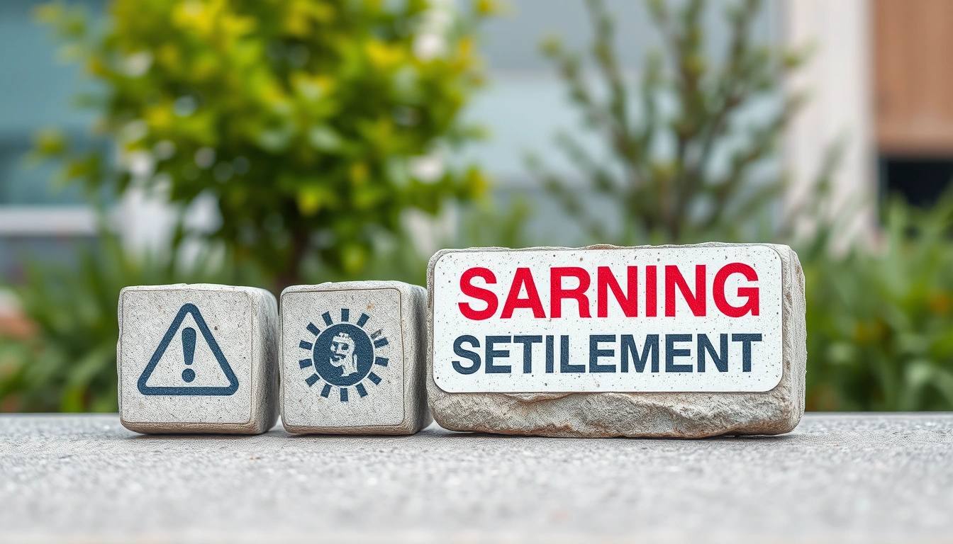 concrete settlement warning signs
