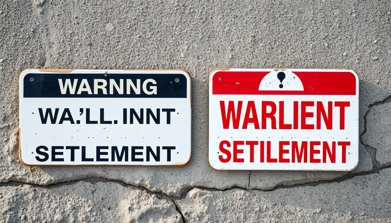 concrete settlement warning signs — photo 2