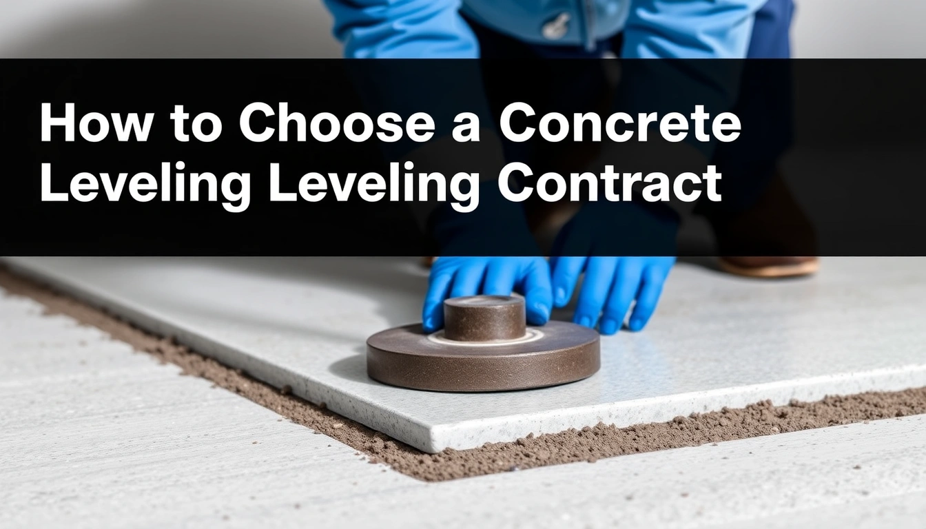 how to choose a concrete leveling contractor how to choose a concrete leveling contractor