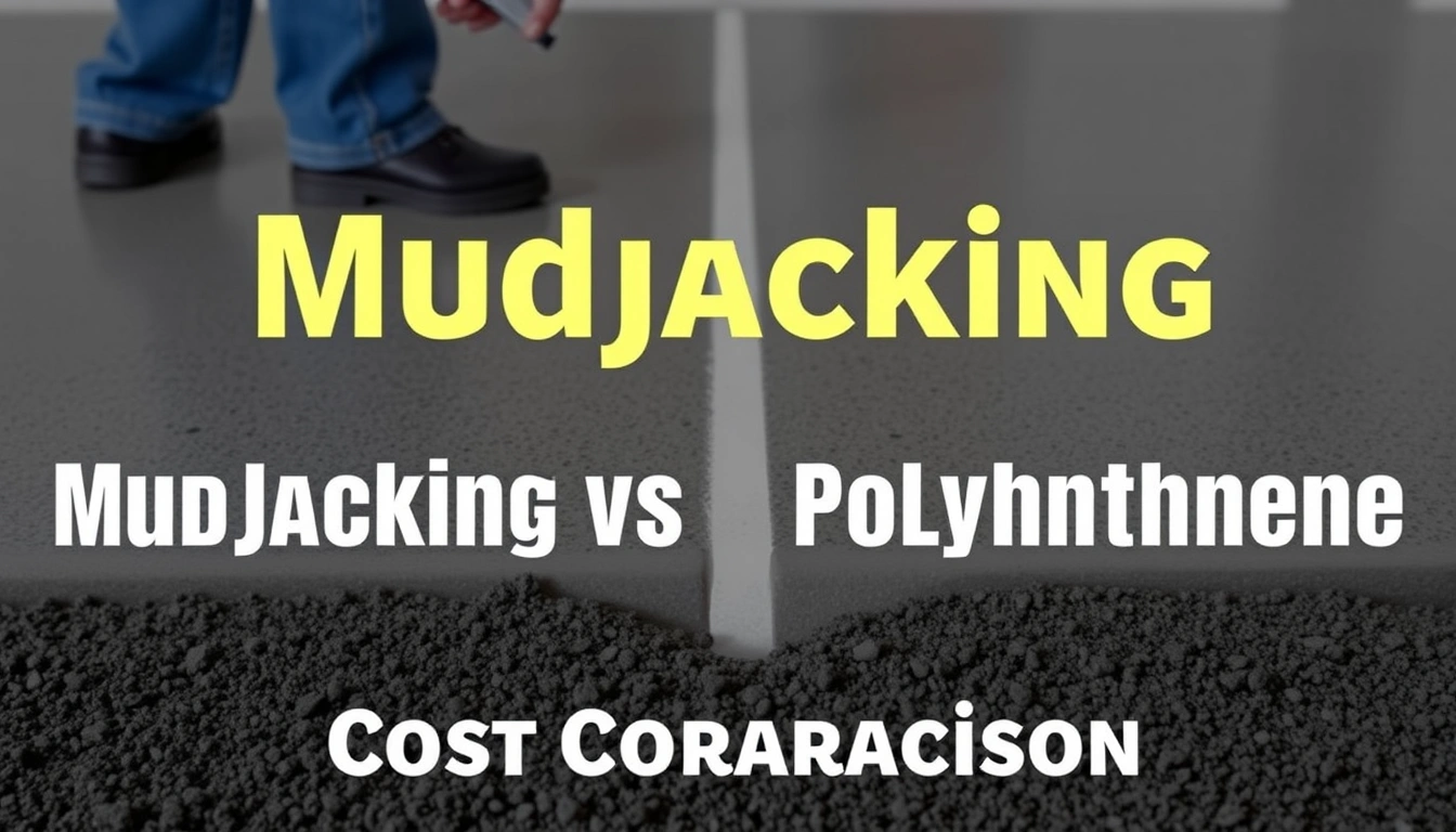 mudjacking vs polyurethane cost comparison